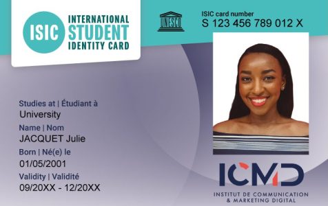 ICMD carte étudiante ISIC